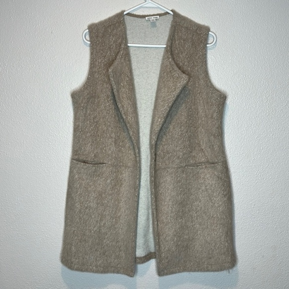 Tribal Jeans Faux Fur Vest sz M/M